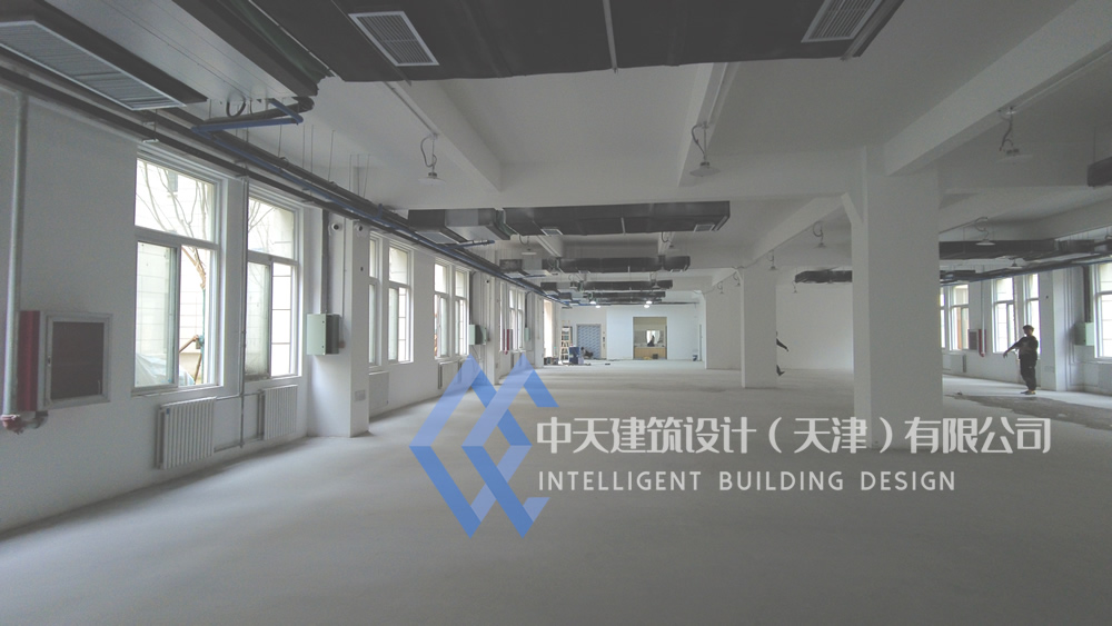 天津生产厂房办公楼装修设计在建